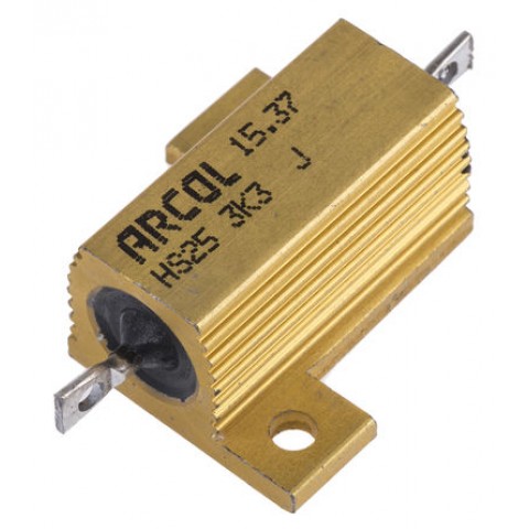 HS 25W 3K3 J HEATSINK RESISTOR 5% 